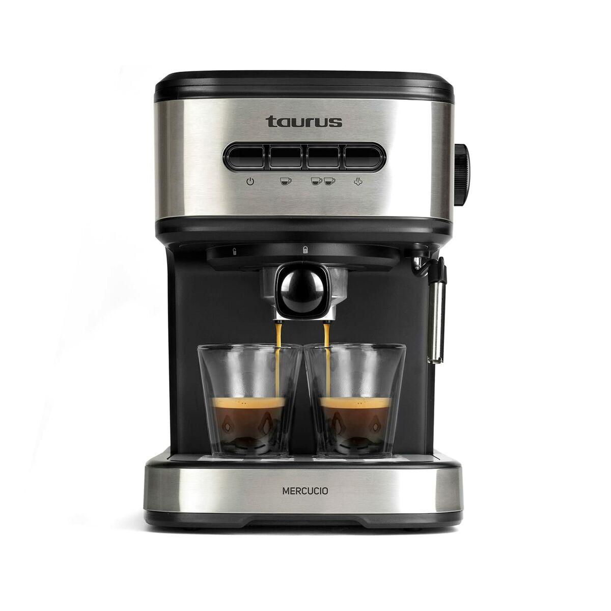 Cafetera Eléctrica Taurus MERCUCIO 850 W 1,5 L Negro Acero Inoxidable Programable