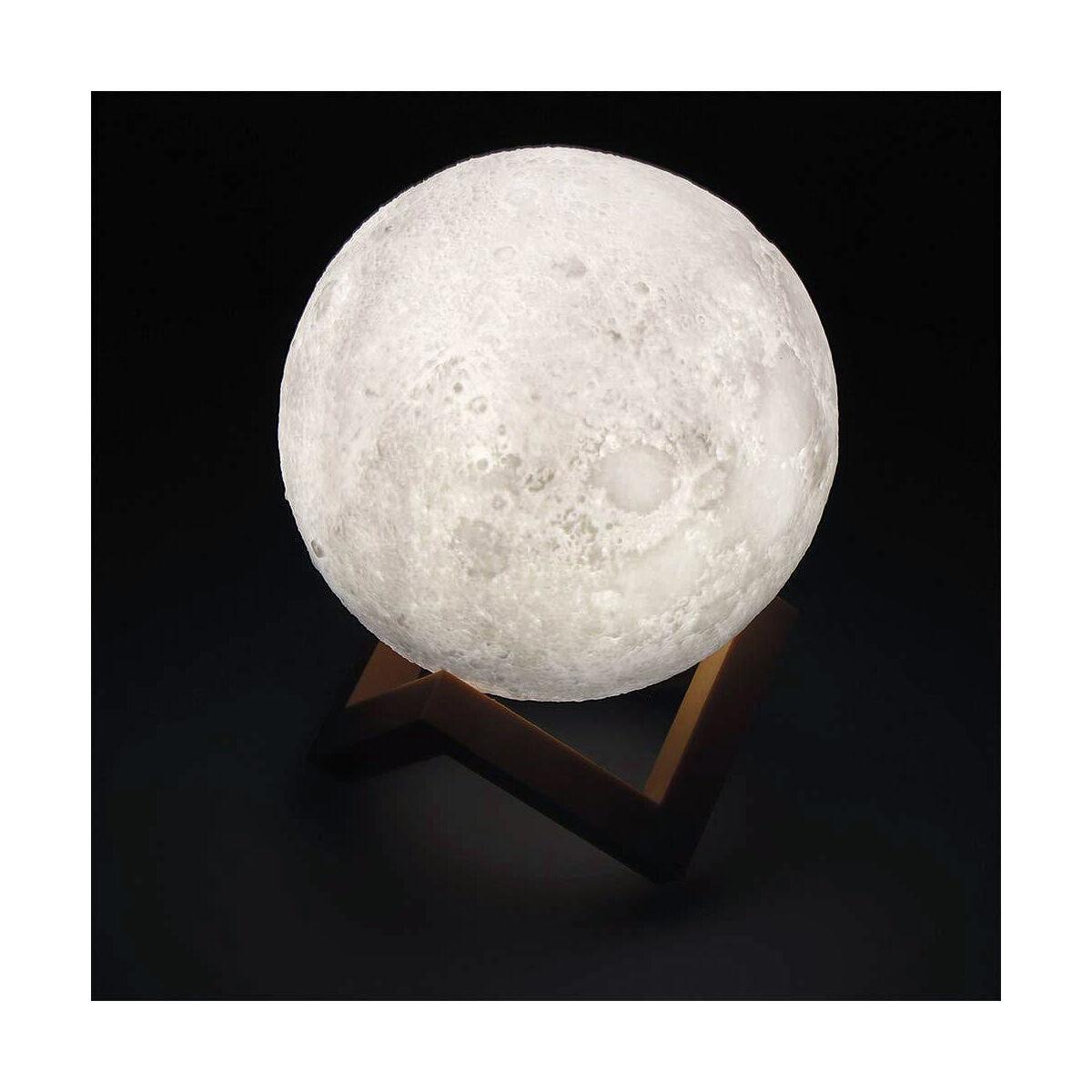 Lámpara de mesa EDM 36405 Blanco 0,2 W 3,7 V Ø 15 cm Luna