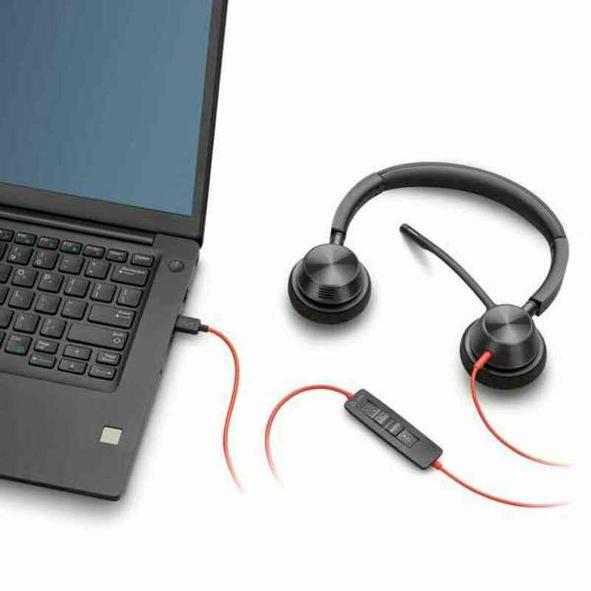 Auriculares de Diadema Poly BW3320 USB-A Negro