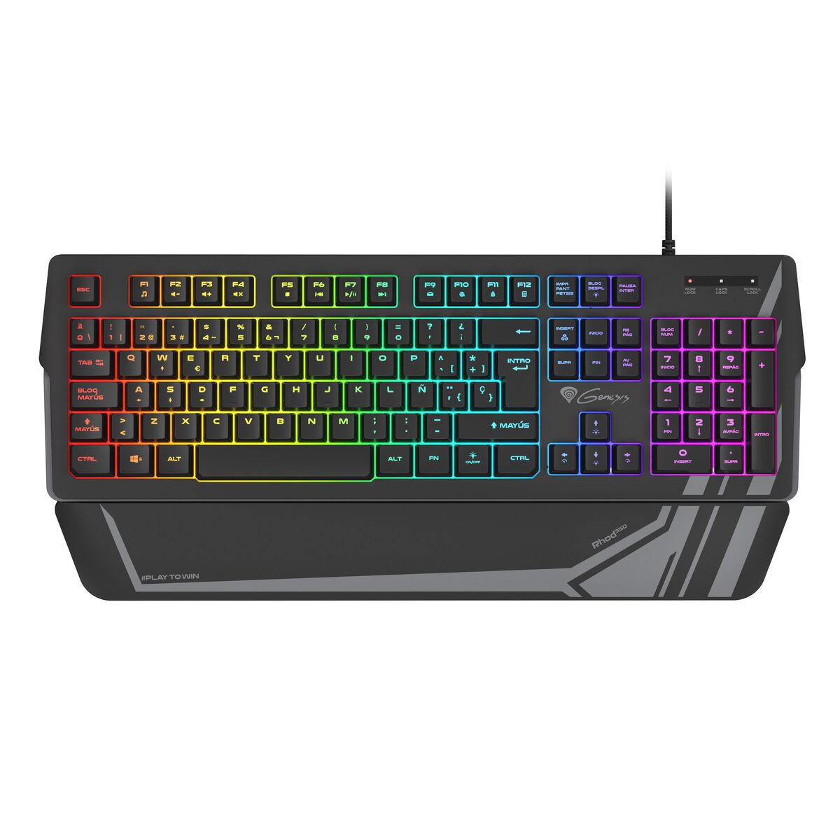 Teclado Gaming Genesis Rhod 350 RGB Qwerty Español