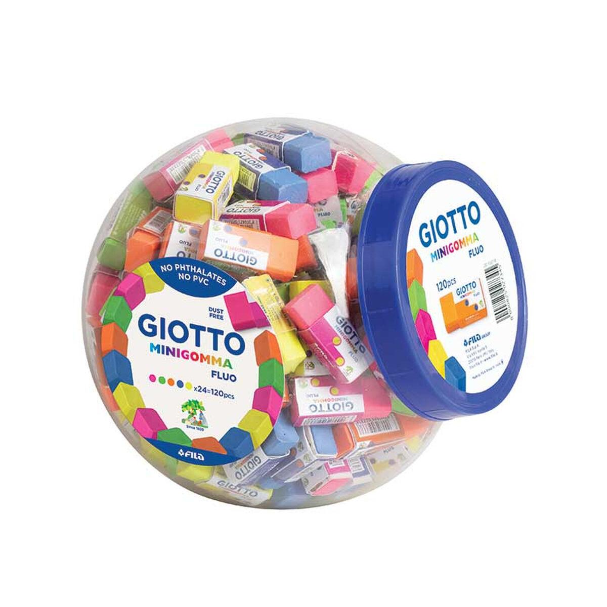 Goma de borrar Giotto Gomma Flúor Flexible 120 Piezas