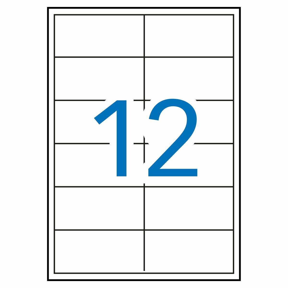 Adhesivos/Etiquetas Apli 581288 100 Hojas 97 x 42,4 mm Acrílico Papel 100 Piezas