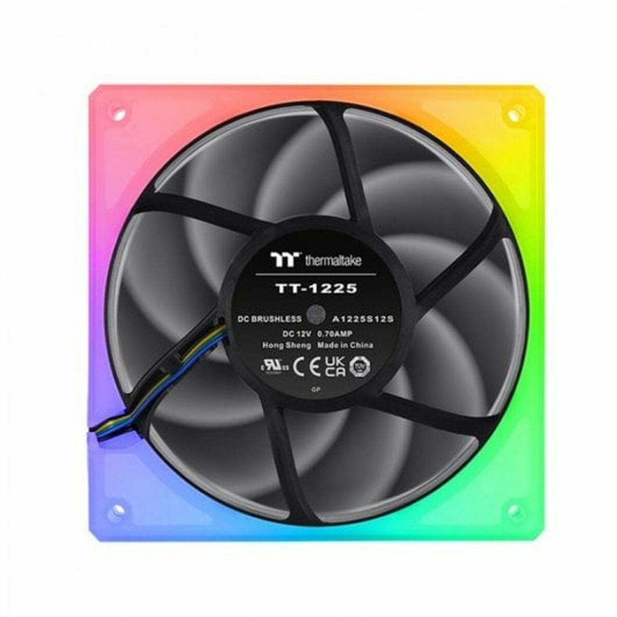 Ventilador de Caja PC THERMALTAKE TOUGHFAN 12 RGB Ø 12 cm (3 Unidades)