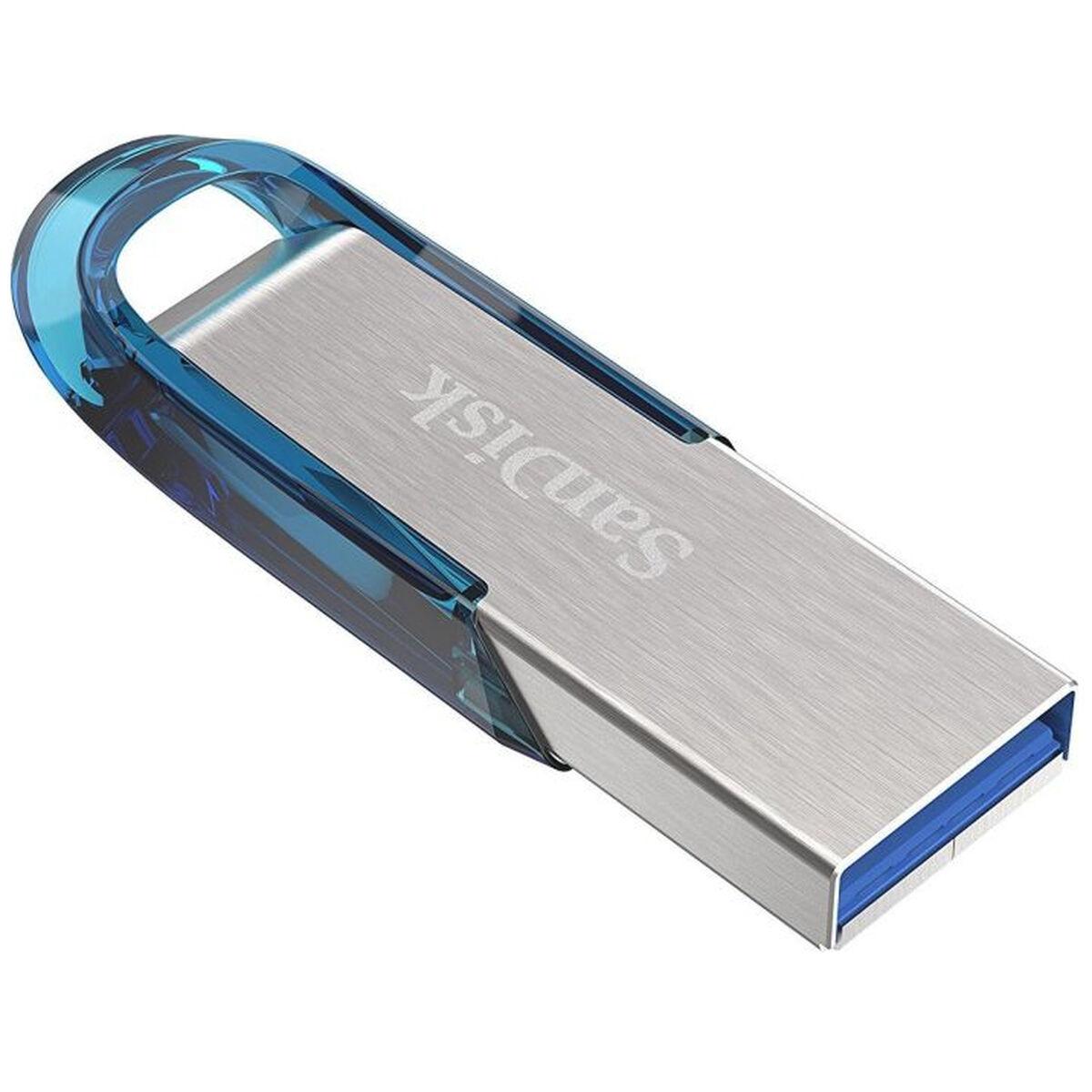 Memoria USB SanDisk SDCZ73-032G-G46B Azul Plateado