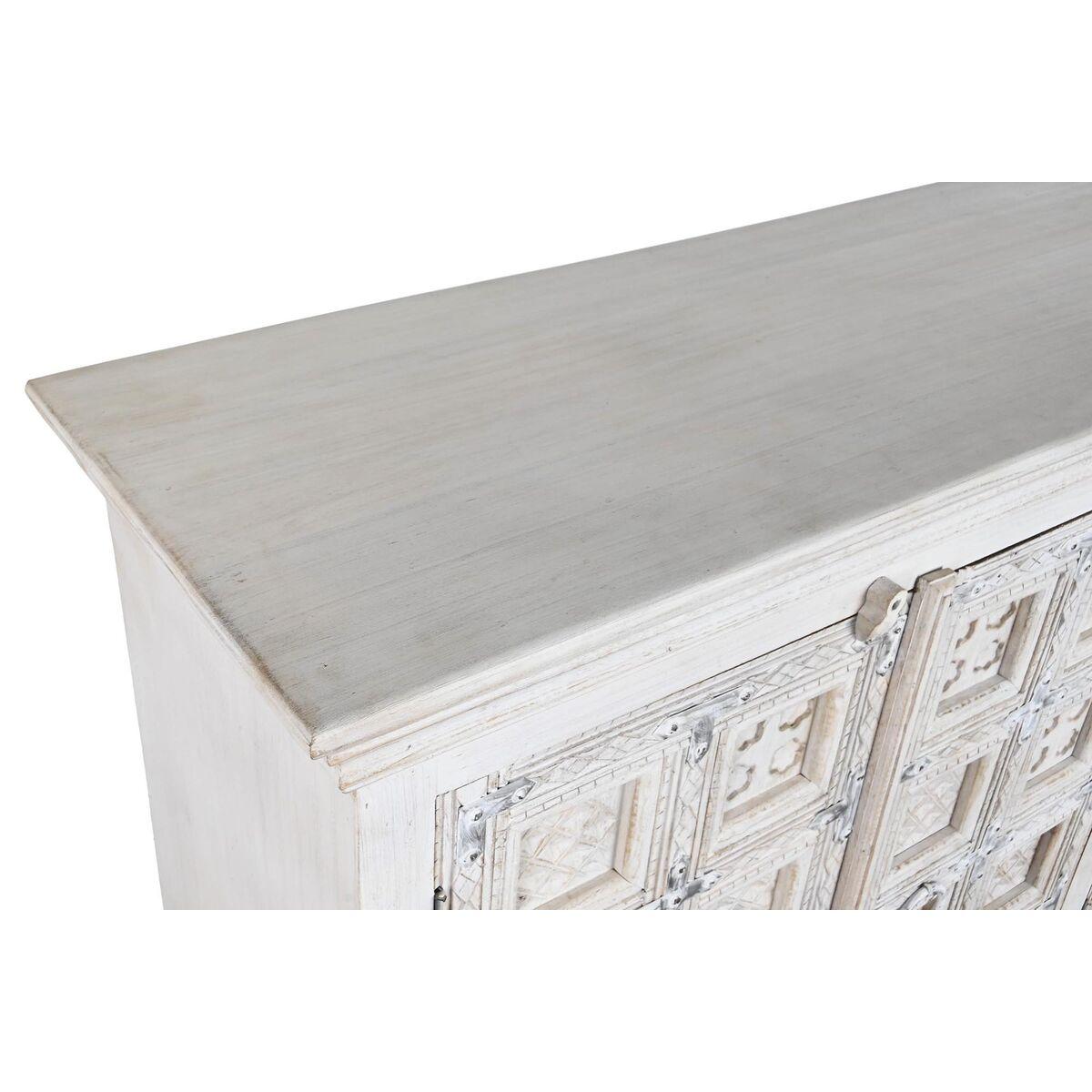 Aparador DKD Home Decor 187 x 40 x 100 cm Madera Blanco Madera de mango