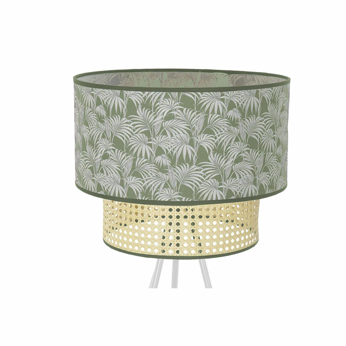 Lámpara de Pie DKD Home Decor Metal Poliéster Blanco Verde 220 V 50 W (40 x 40 x 129 cm)