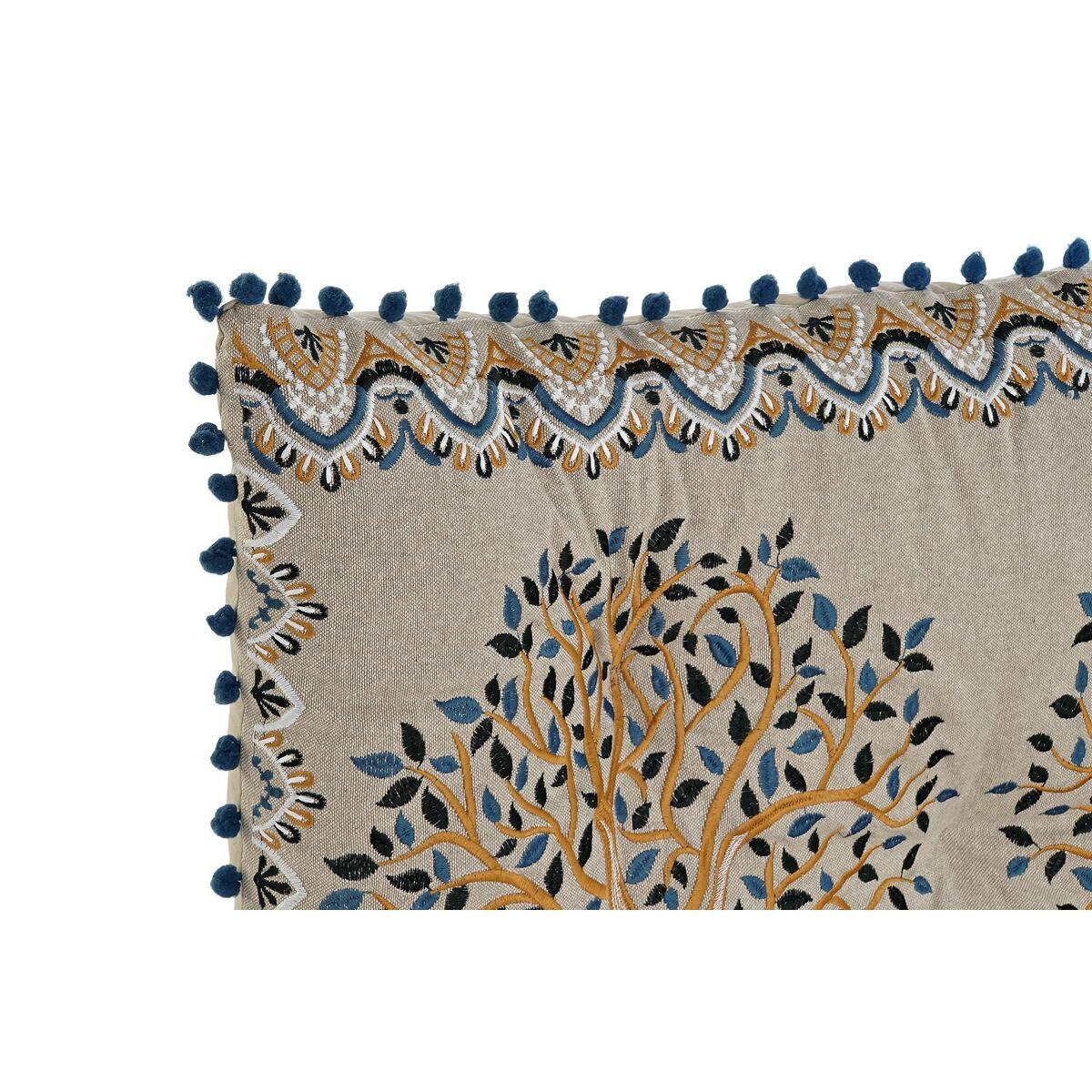 Sillón DKD Home Decor Amarillo Azul Beige 145 x 76 x 1 cm