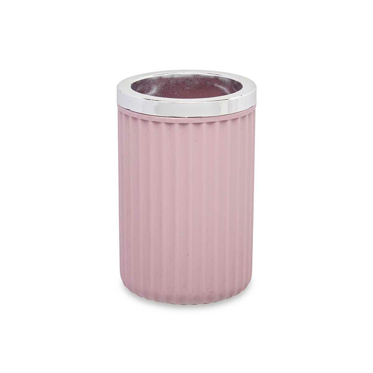 Vaso Berilo 3436-4 Rosa Plástico 7,5 x 11,5 x 7,5 cm Portacepillos de Dientes (32 unidades)