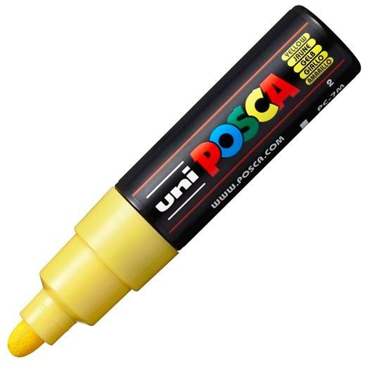 Rotuladores POSCA PC-7M Amarillo (6 Unidades)