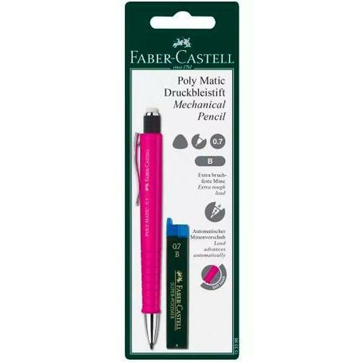 Portaminas Faber-Castell Grip  Matic Rosa 0,7 mm (5 Unidades)