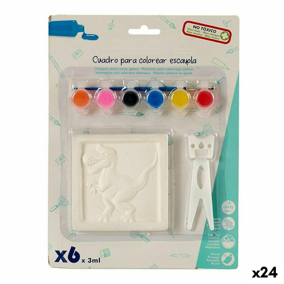 Juego Pinta y Colorea Pincello 6 2 x 29 x 22 cm Cuadro (24 Unidades)