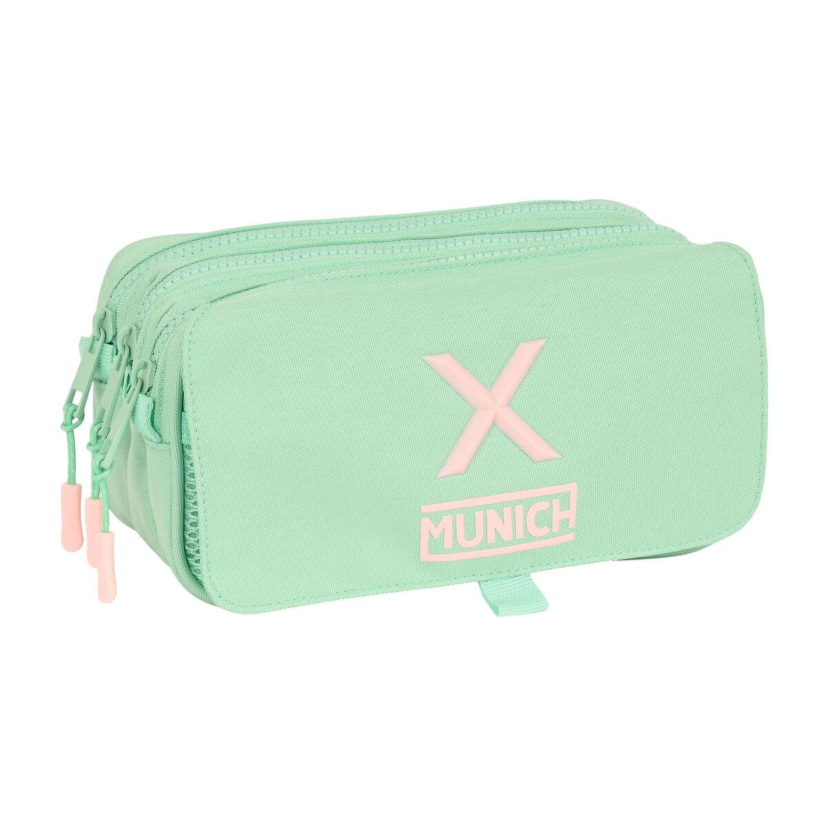 Portatodo Triple Munich Menta (21,5 x 10 x 8 cm)