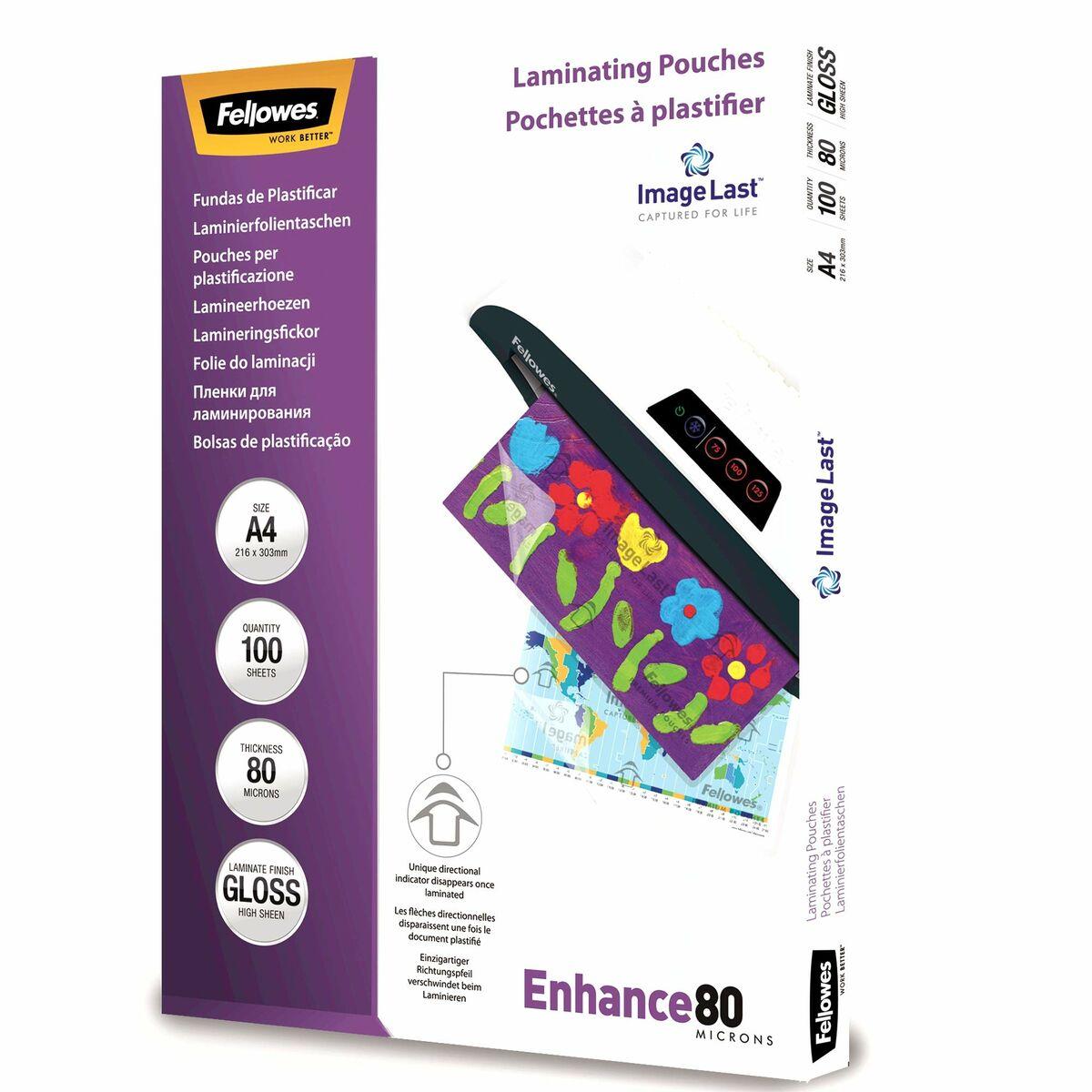 Funda Fellowes 5452003 Plastificadora 100 Unidades Transparente A3 (100 Unidades)