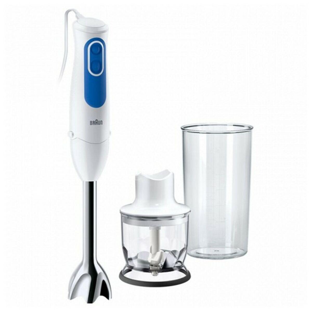 Batidora de Mano Braun MQ 3020 Blanco/Azul Azul/Blanco 700 W