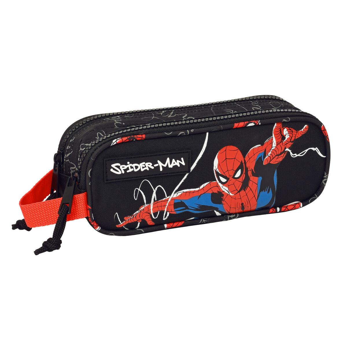 Portatodo Doble Spider-Man Hero Negro 21 x 8 x 6 cm