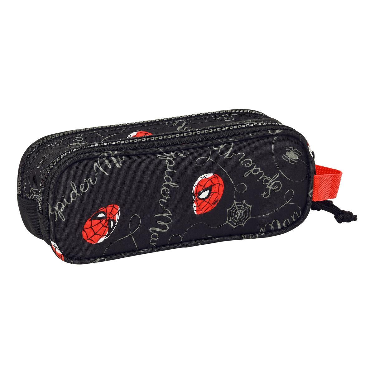 Portatodo Doble Spider-Man Hero Negro 21 x 8 x 6 cm