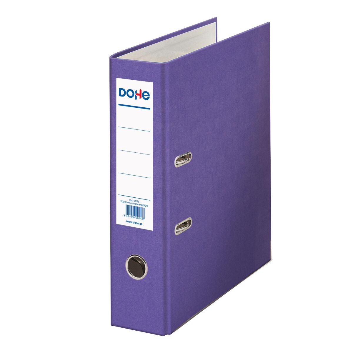 Archivador de Palanca DOHE Archicolor Din A4 Cartón Morado 12 Piezas 29 x 35 x 7 cm