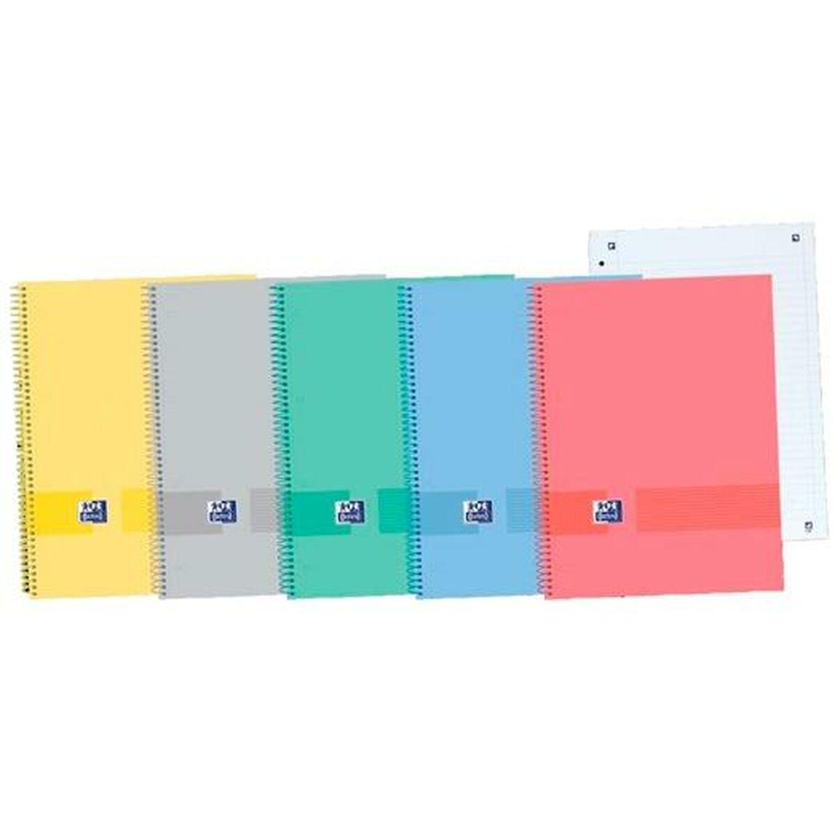 Cuaderno Oxford &You Europeanbook 0 Multicolor A4 100 Hojas Tapa dura 5 Piezas