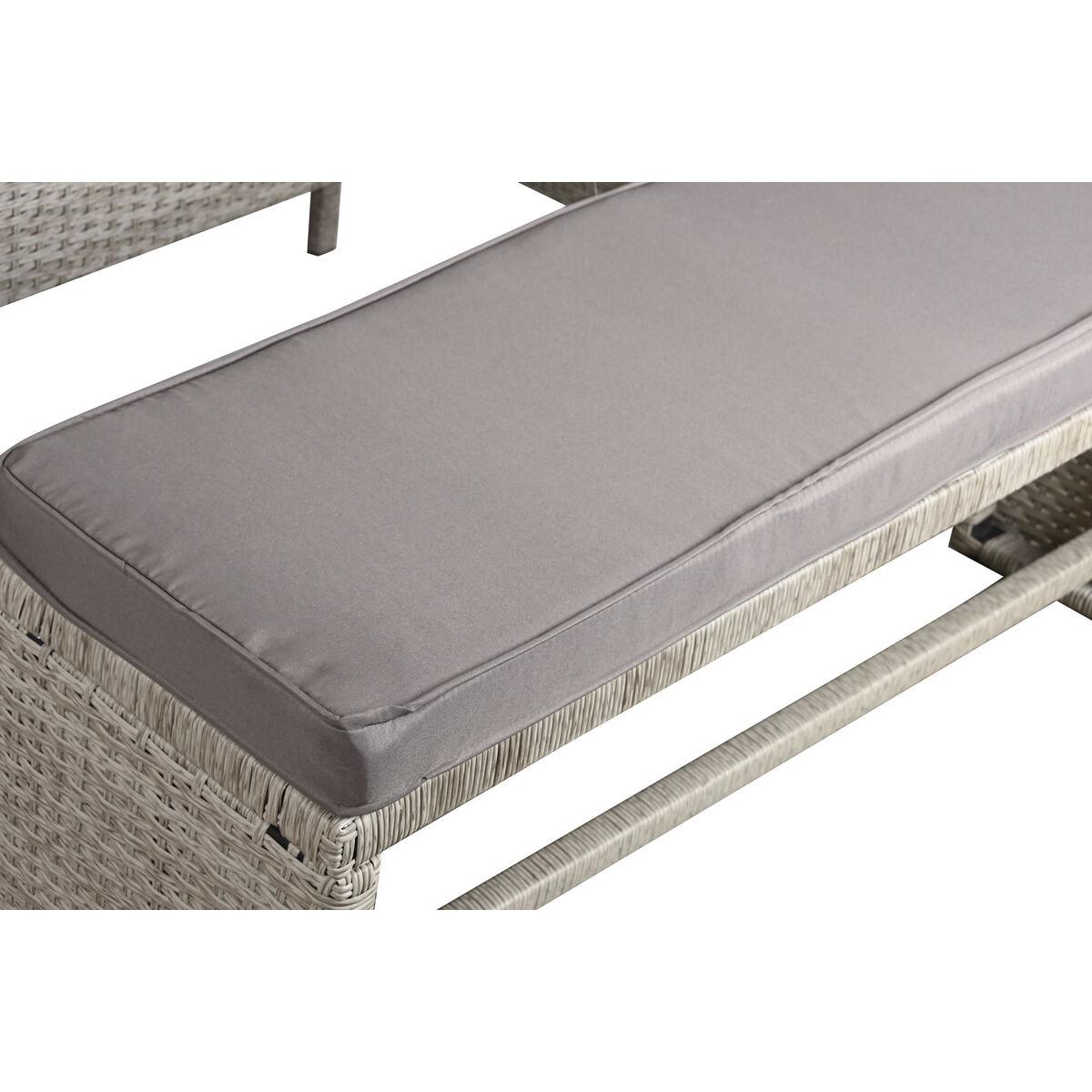 Muebles de Jardín DKD Home Decor Marrón 177 x 72 x 80 cm (5 Piezas)