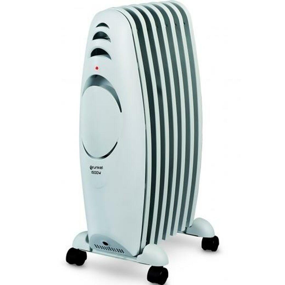 Radiador de Aceite (7 cuerpos) Grunkel RAC-7 Efiheat Blanco Gris 1500 W