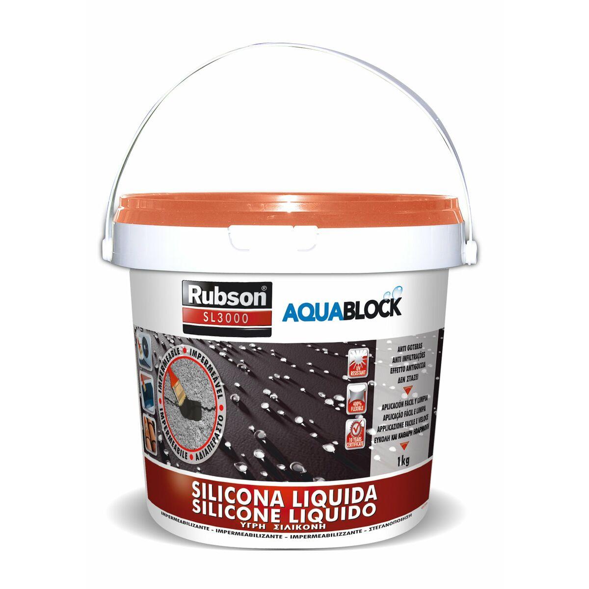 Silicona Rubson aquablock Teja 1 kg