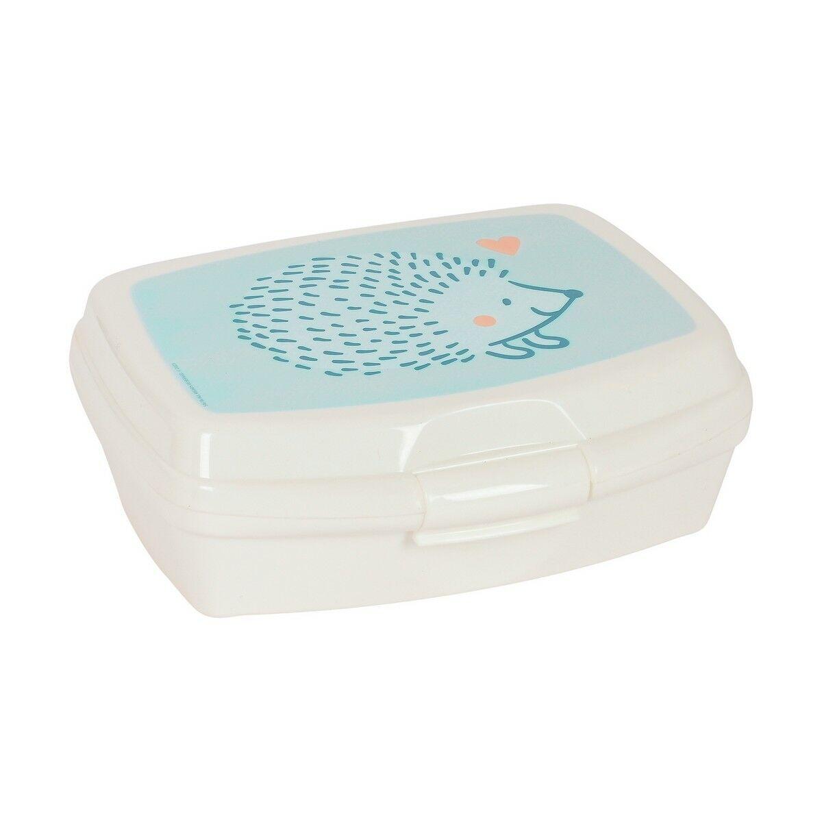 Fiambrera para Sandwich Safta Erizo Turquesa Poliuretano (17 x 6 x 14 cm)