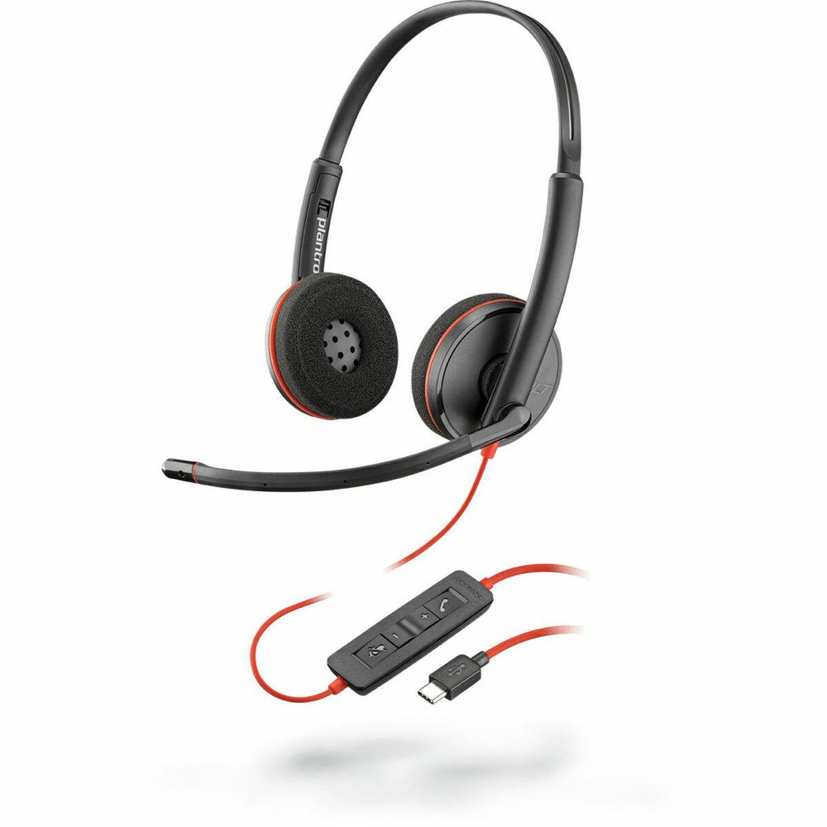 Auriculares con Micrófono Poly C3220 Negro (Reacondicionado A)