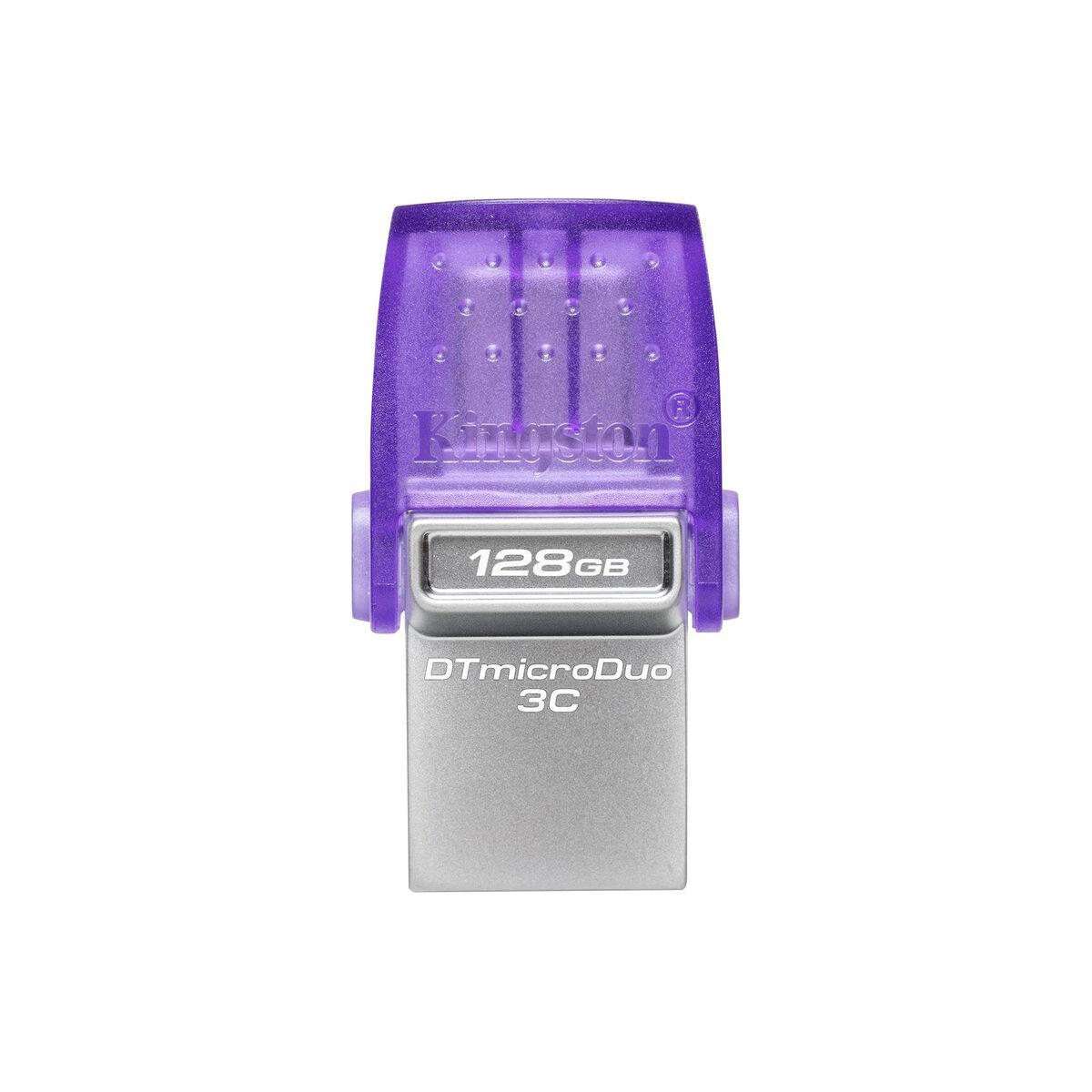 Pendrive Kingston DTDUO3CG3/128GB Negro Morado Acero 128 GB Otros