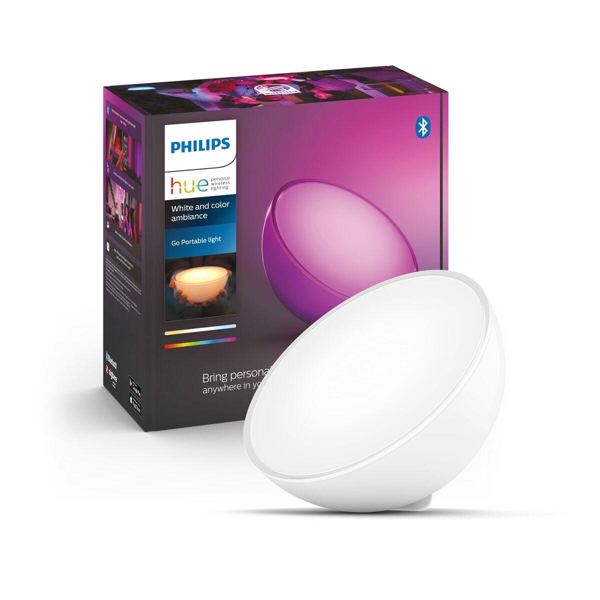 Lámpara de mesa Philips Lámpara portátil Go (último modelo) Blanco Plástico 6 W 12 V 220-240 V 15 cm