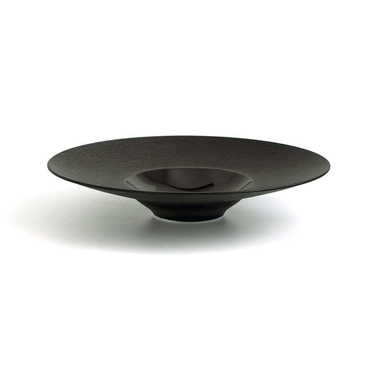 Plato Hondo Ariane Gourmet Cerámica Negro (Ø 28 cm) (6 Unidades)