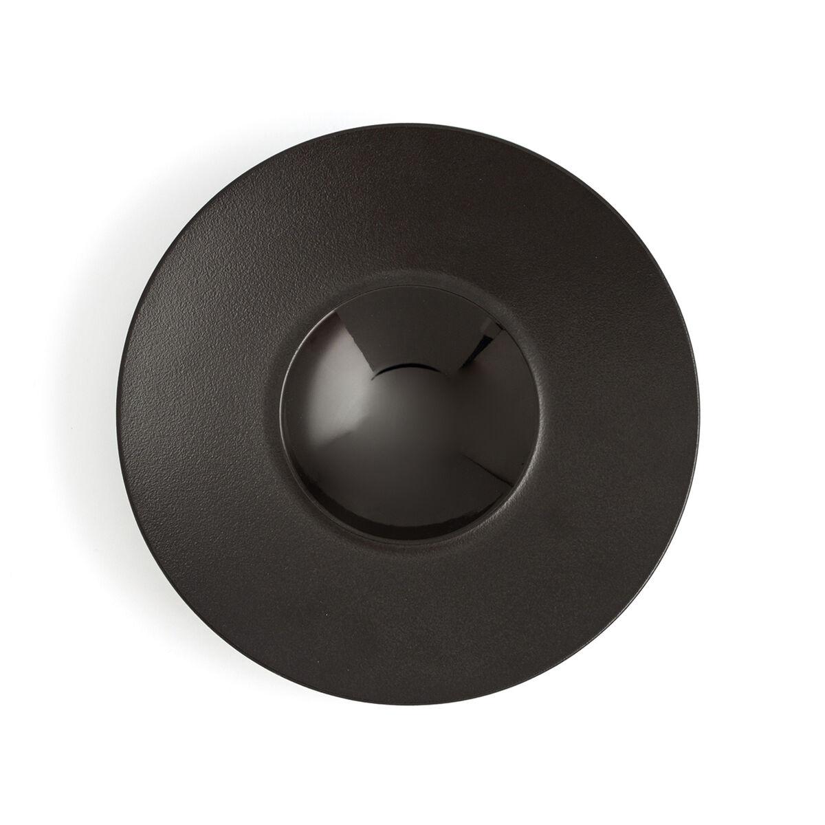 Plato Hondo Ariane Gourmet Cerámica Negro (Ø 28 cm) (6 Unidades)
