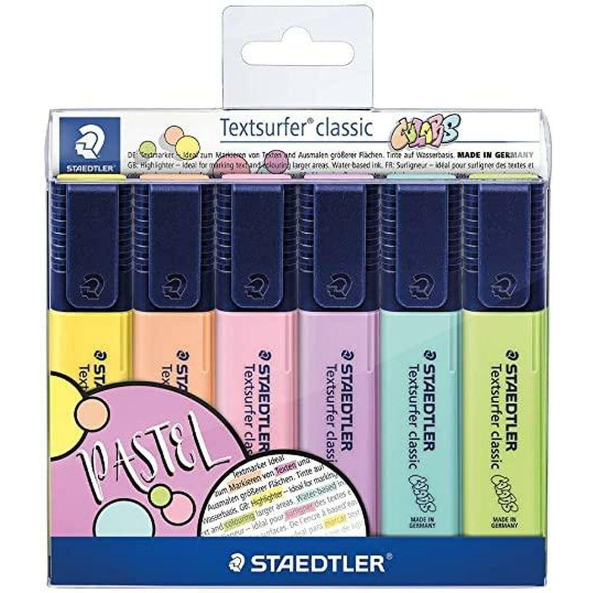 Set de Marcadores Fluorescentes Staedtler Textsurfer Classic Pastel Pastel (5 Unidades)