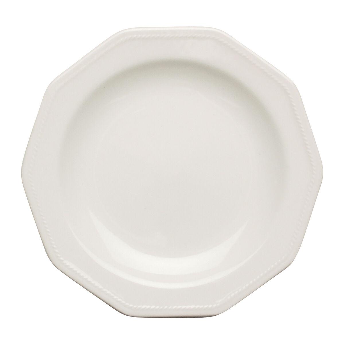 Plato de Postre Churchill Artic Cerámica Blanco Loza (Ø 20,5 cm) (6 Unidades)