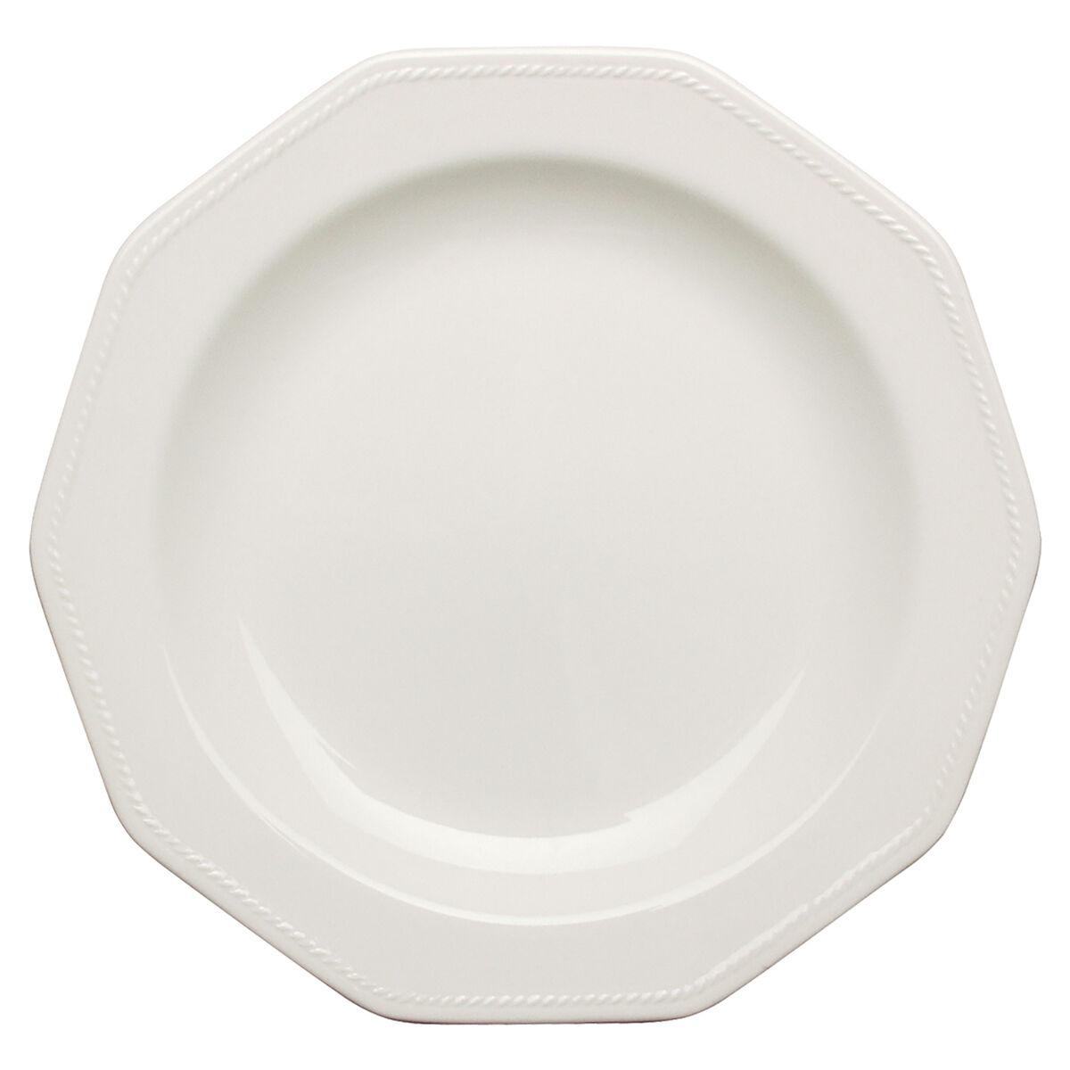Plato Llano Churchill Artic White Cerámica Blanco Loza Ø 27 cm (6 Unidades)