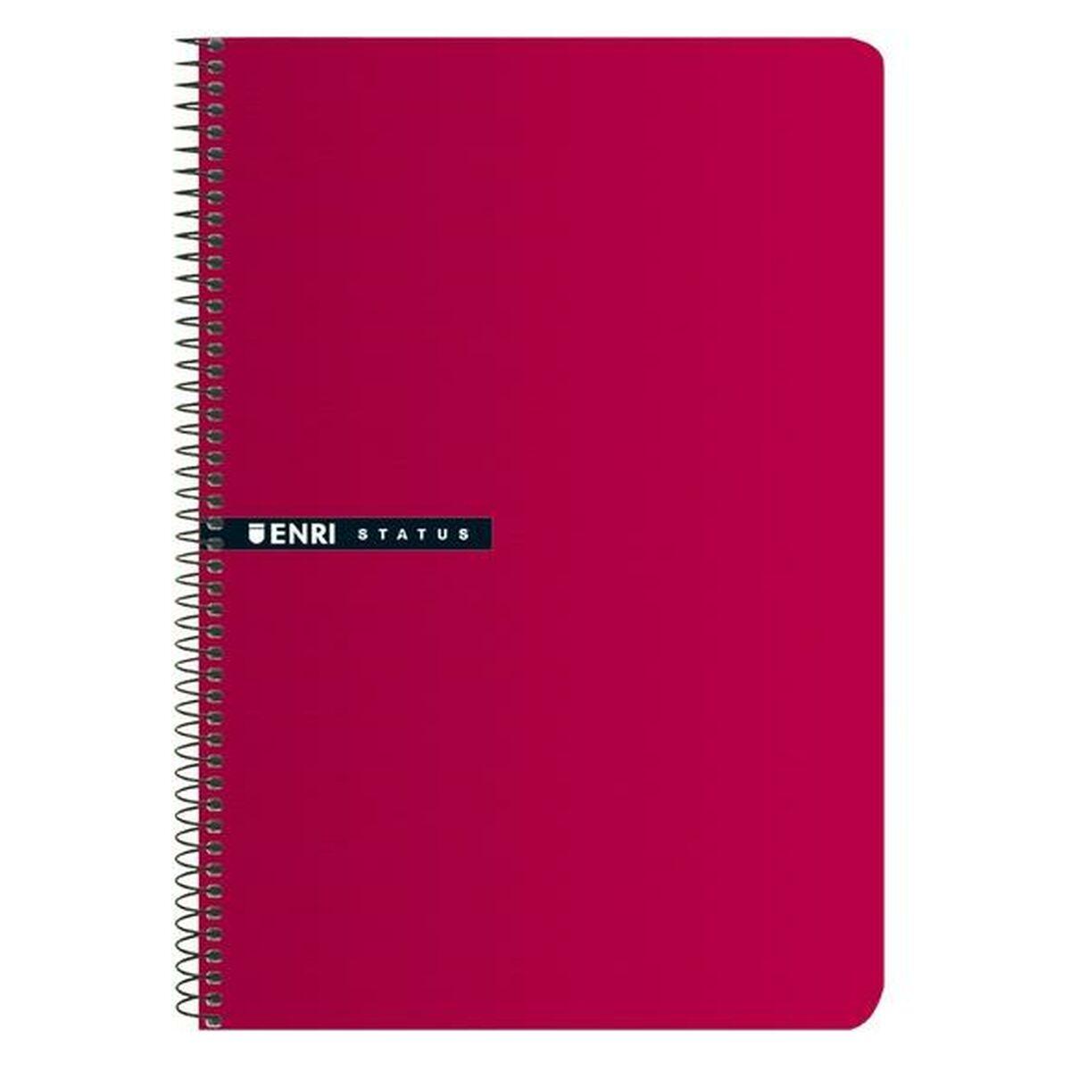 Cuaderno ENRI Rojo 21,5 x 15,5 cm (5 Unidades)