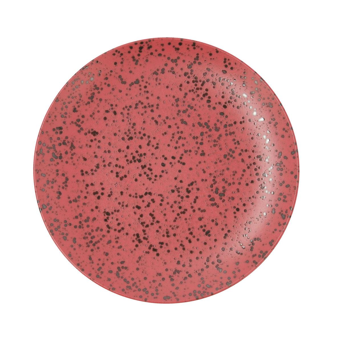 Plato Llano Ariane Oxide Cerámica Rojo (Ø 31 cm) (6 Unidades)