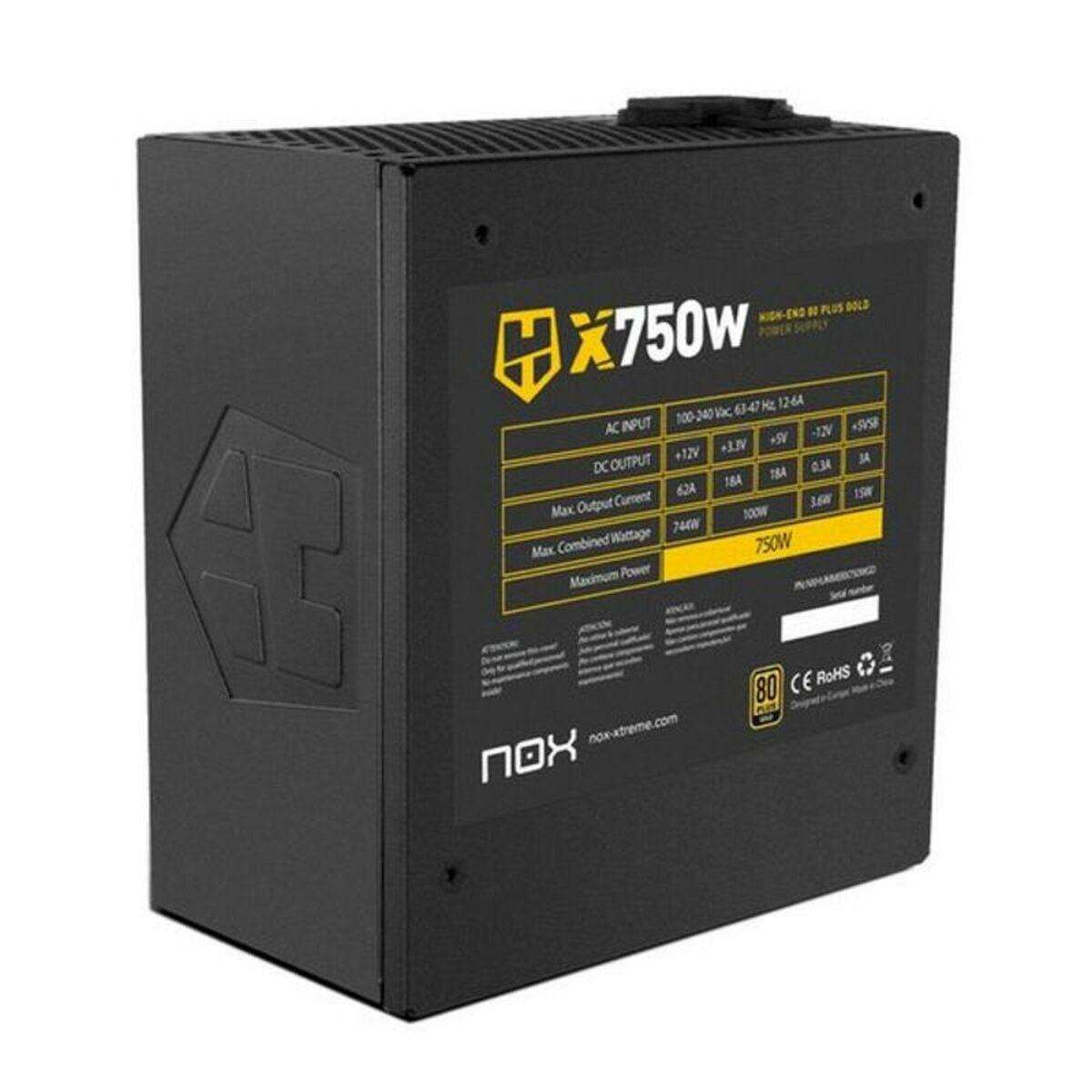 Fuente de Alimentación Gaming Nox Hummer X750W