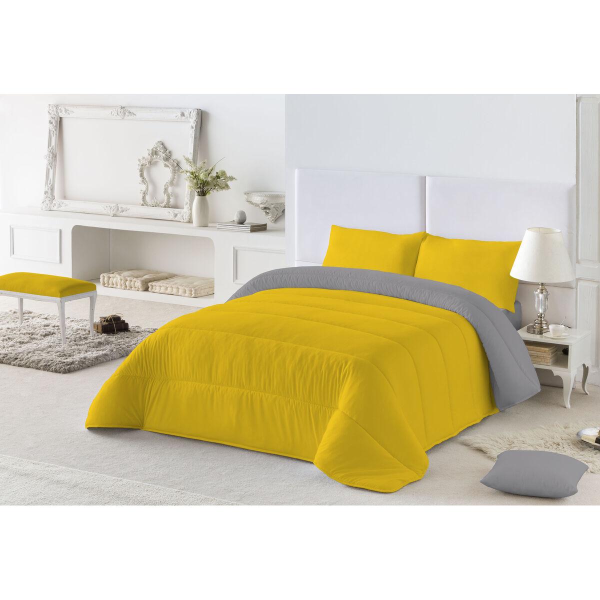 Relleno Nórdico Naturals Colors 300 gsm Gris Mostaza (240 x 260 cm) (Cama de 135/150)