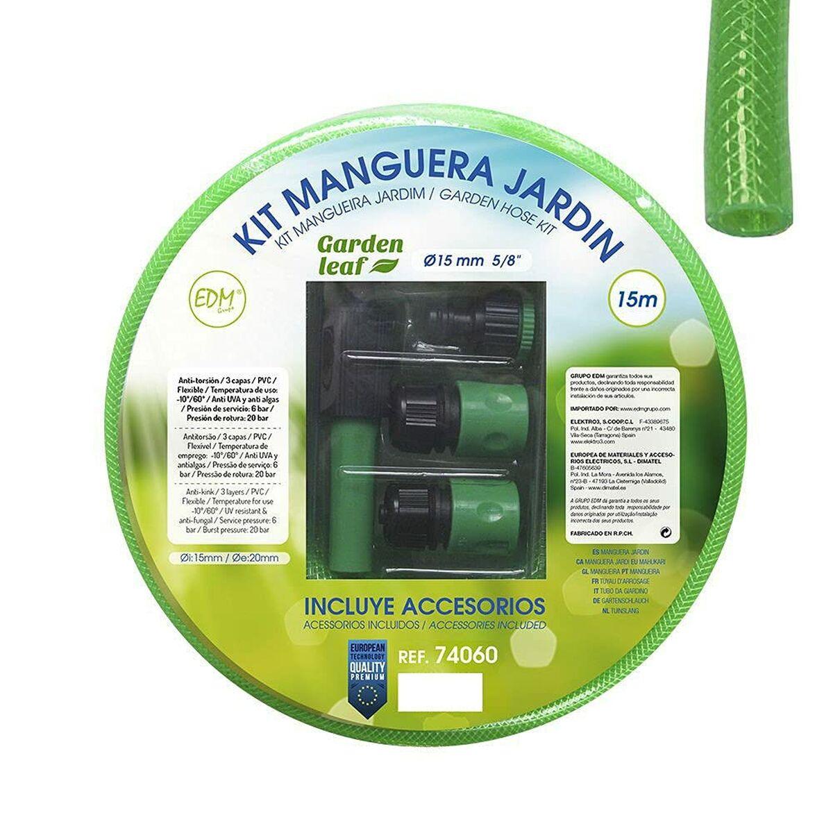 Manguera EDM 74060 PVC (15 m) (5 Unidades)