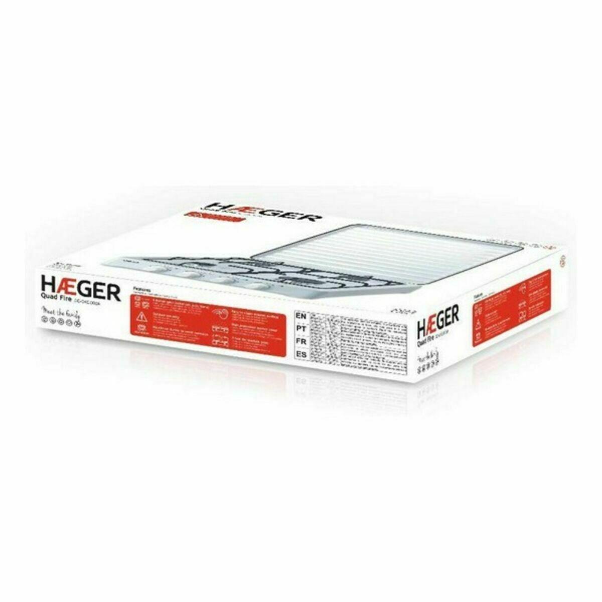 Cocina de Gas Haeger GC-04E.002A 4 Fogones 50 x 50 x 11,5 cm (Reacondicionado B)