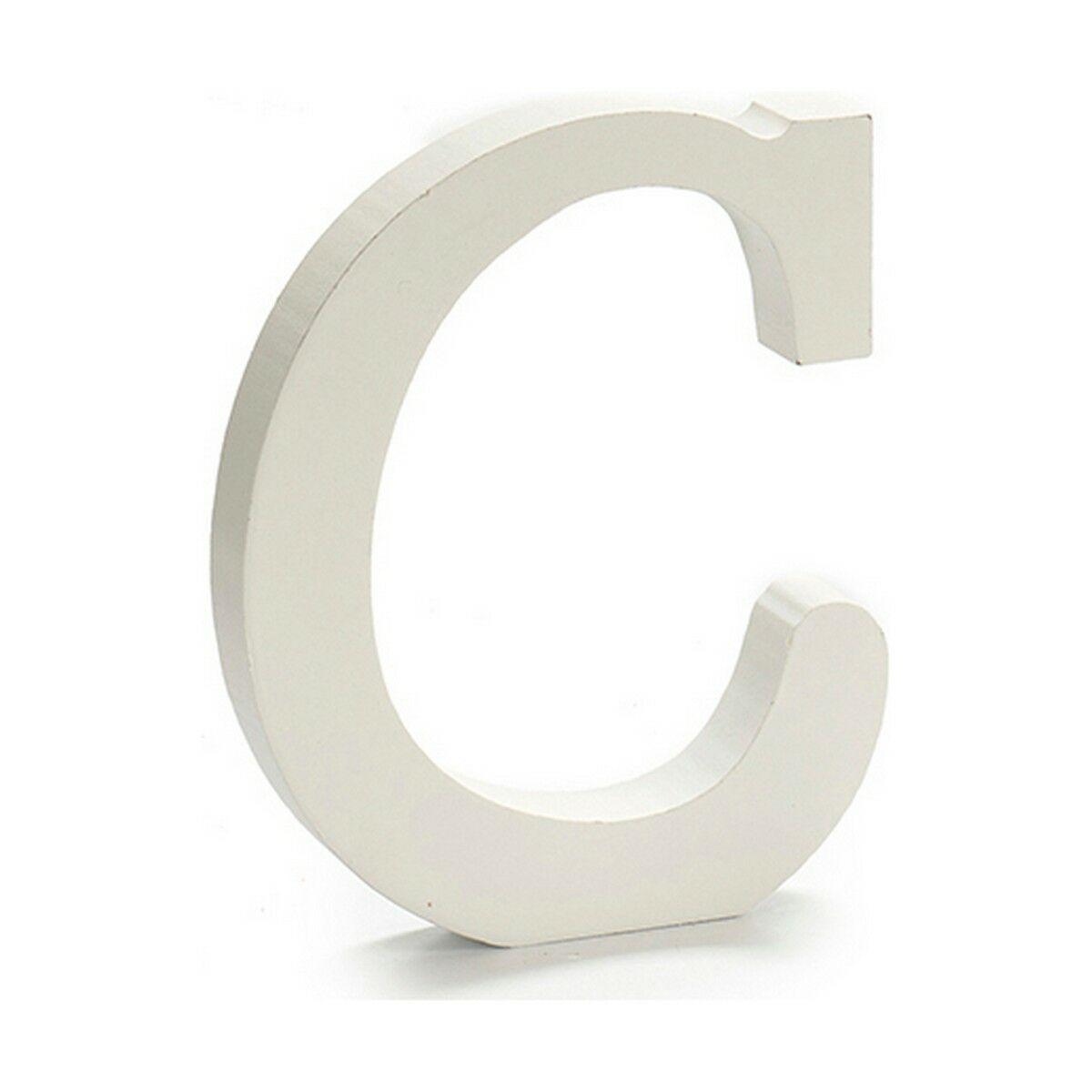 Letra Pincello C Blanco 1,8 x 21 x 17 cm (12 Unidades)