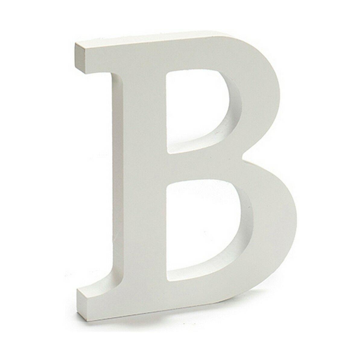 Letra Pincello B Blanco 1,8 x 21 x 17 cm (12 Unidades)