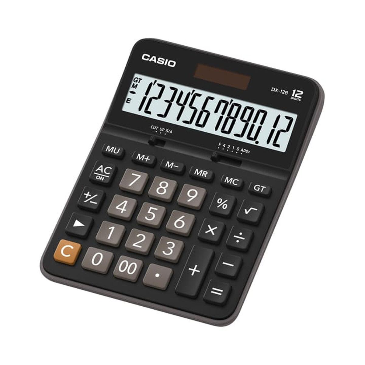 Calculadora Casio DX-12B Negro