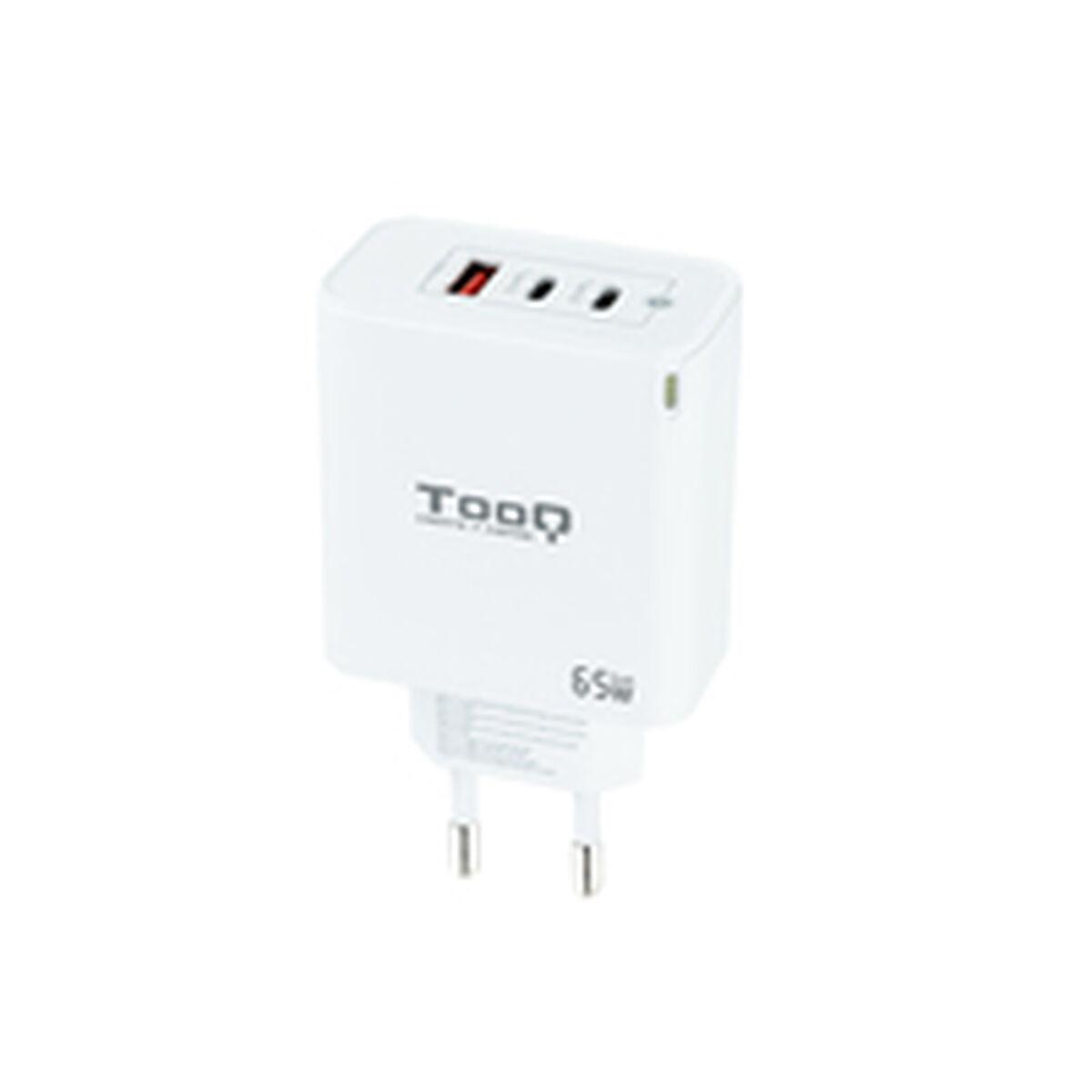 Cargador de Pared TooQ TQWC-GANQC2PD65WT 65 W