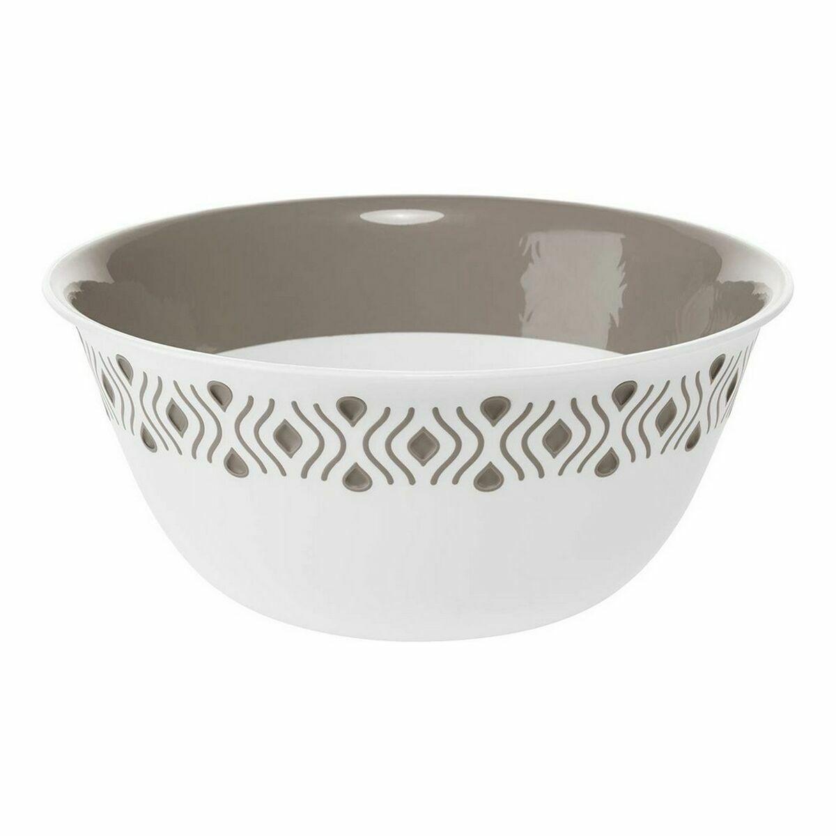 Bol para Aperitivos Stefanplast Tosca Beige Plástico 23 x 10 x 23 cm (12 Unidades)
