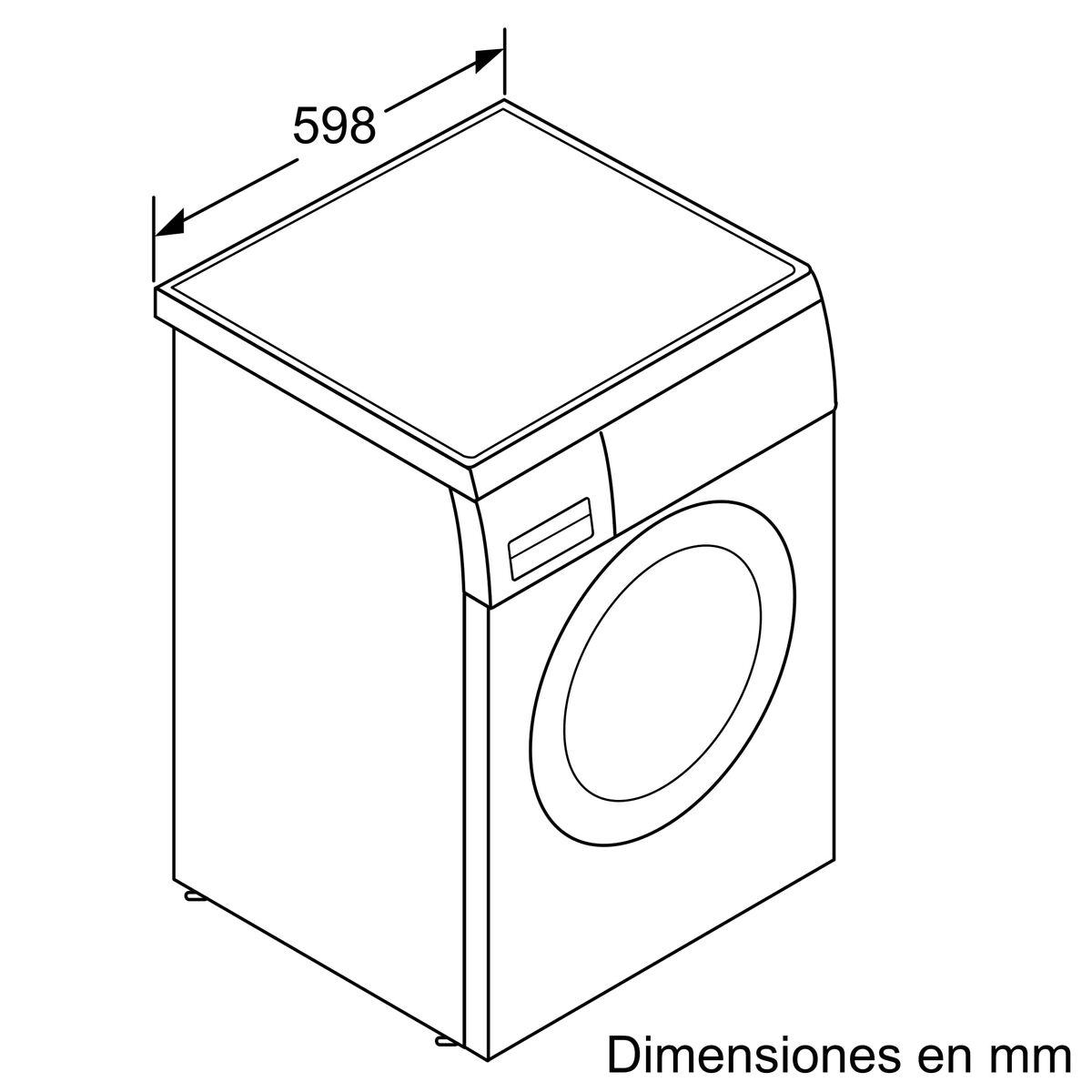 Lavadora BOSCH WUU24T61ES 1200 rpm 9 kg