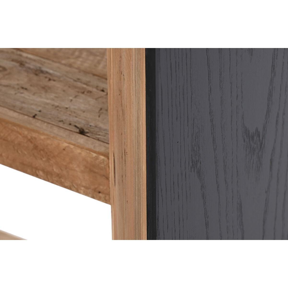 Estantería DKD Home Decor Marrón Negro Pino Madera Reciclada 120 x 48 x 240 cm 120 x 40 x 183 cm