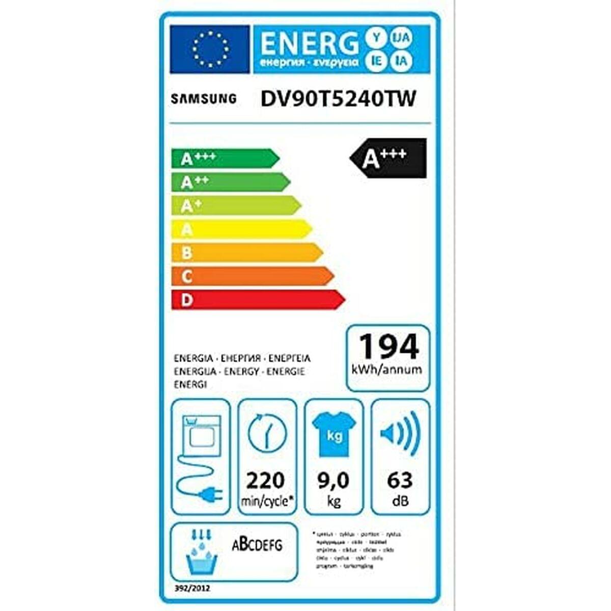 Secadora de condensación Samsung DV90T5240TW/S3 Blanco 9 kg