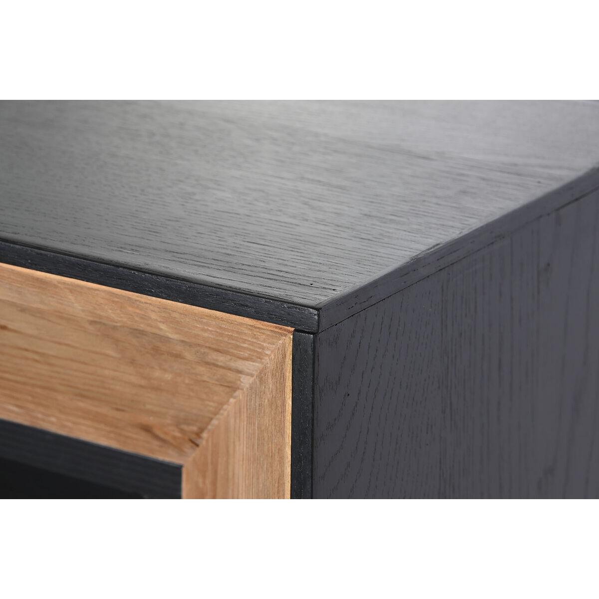 Aparador DKD Home Decor Marrón Negro Pino Madera Reciclada 182 x 50 x 107