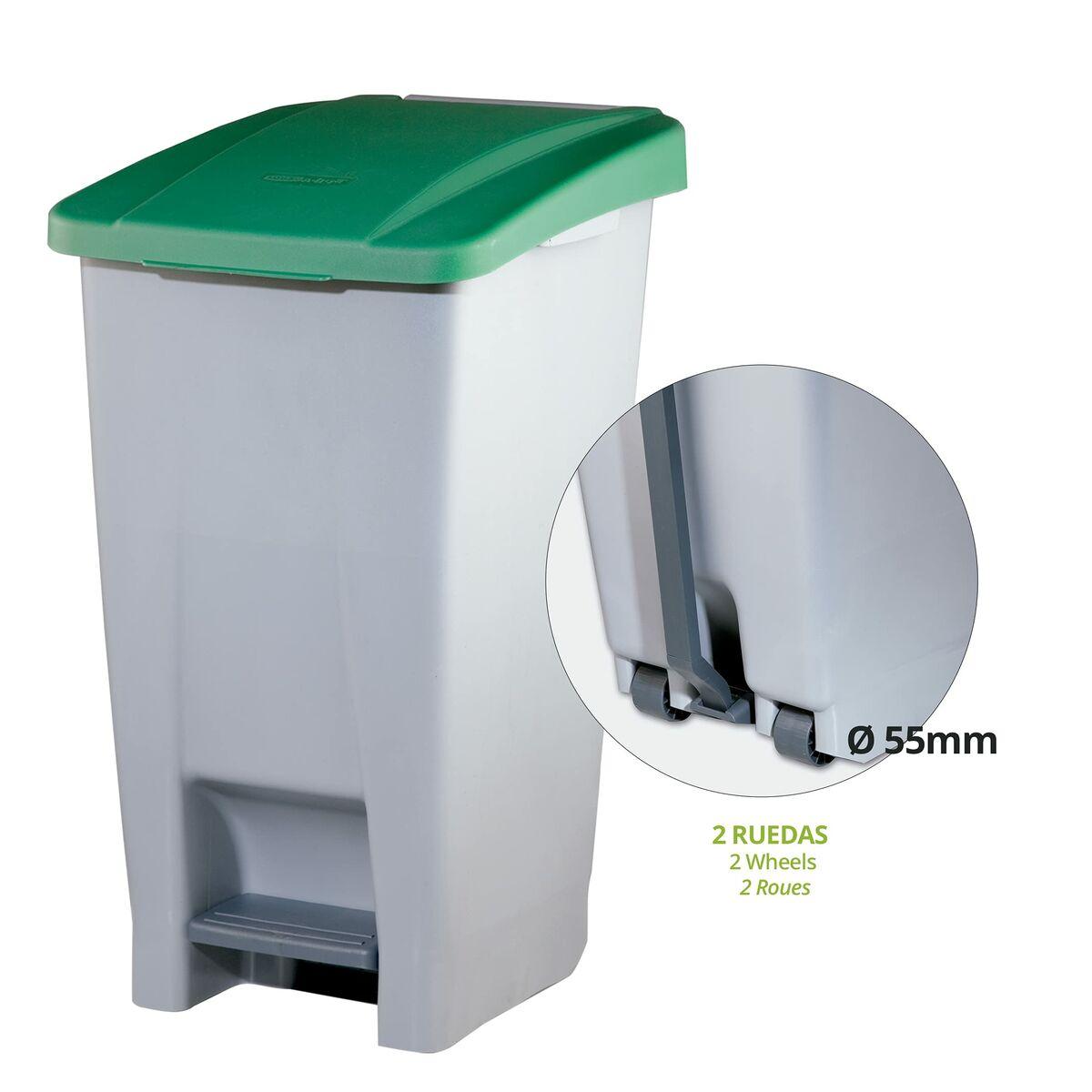 Cubo de Basura para Reciclaje Denox Verde 60 L 38 x 49 x 70 cm